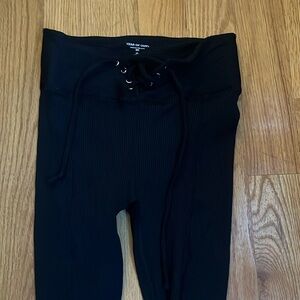 Year of Ours ribbed legging (full length) with tie waist